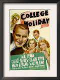 College Holiday  Mary Boland  Jack Benny  Gracie Allen  George Burns  Martha Raye  1936