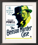 Benson Murder Case  William Powell on Window Card  1930