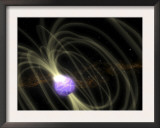 SGR 1806-20 Magnetar Including Magnetic Field Lines