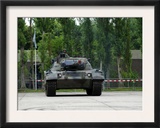 The Leopard 1A5 MBT of the Belgian Army in Action