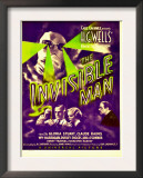 "The Invisible Man"  Claude Rains  Henry Travers  Gloria Stuart  William Harrigan on Window Card