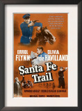 Santa Fe Trail  Errol Flynn  (Poster)  1940