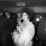 Elizabeth Taylor with Her Oscar  April 1967