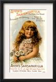 Ayer's Sarsaparilla  Ayers Tonics Water Will Cure You  Makes the Weak Strong  USA  1890