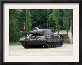 The Leopard 1A5 MBT of the Belgian Army in Action