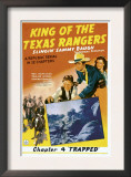 King of Texas Rangers  Top from Center: Sammy Baugh  Pauline Moore in 'Chapter 4: Trapped'  1941