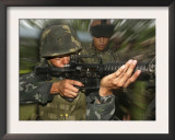 Philippine Marine Takes Aim During a Dry Fire  October 18  2007