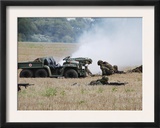 Evacuation of a Wounded Soldier by an Ambulance