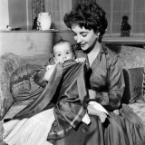 Elizabeth Taylor and Son Michael  September 1953