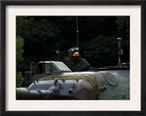 Tank Commander of a Leopard 1A5 MBT of the Belgian Army