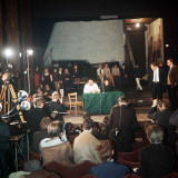 Richard Burton Actor and Elizabeth Taylor in a Play at the Oxford University Dramatic Society