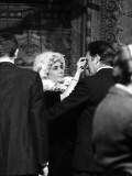 Elizabeth Taylor and Richard Burton  at Tv Studios Rehearsing  February 1963