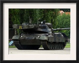 The Leopard 1A5 MBT of the Belgian Army in Action