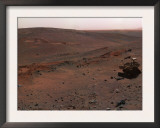 Spirit Mars Exploration Rover on the Flank of Husband Hill