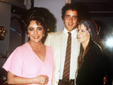 Elizabeth Taylor with Son Christopher Wilding and Aileen Getty  June 1981