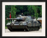 The Leopard 1A5 MBT of the Belgian Army in Action