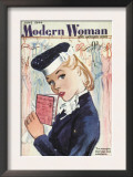Modern Woman  Womens Ration Book Rationing Portraits Magazine  UK  1944