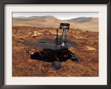 Artists Rendition of Mars Rover