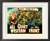 All Quiet on the Western Front  Poster Art  1930