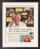 Camels  Cigarettes Smoking Medical  USA  1946