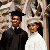 Teenage Couple Graduating
