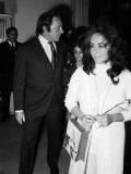 Elizabeth Taylor and Richard Burton Attend Liz's Son Michael Wilding Jnr's Wedding  October 1970