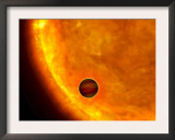 Jupiter-Sized Planet Passing in Front of its Parent Star