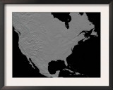 Stereoscopic View of North America