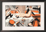 Le Sourire  Erotica Drunks Orgies Champagne Party Magazine  France  1920