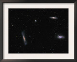 Small Group of Galaxies known as the Leo Triplet