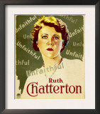Unfaithful  Ruth Chatterton on Window Card  1931