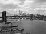 Skyline of the Financial Section of NY the East