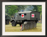 Unimog in an Ambulance Version in Use by the Belgian Army
