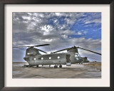 High Dynamic Range Image of a Ch-47 Chinook Helicopter