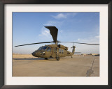 A UH-60 Black Hawk Helicopter at Camp Speicher  Iraq