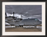 High Dynamic Range Image of a US Air Force C-130 Hercules