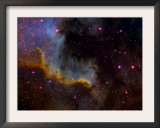 Close-Up View of North America Nebula