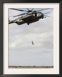 An Air Force Pararescueman Conducts a Combat Insertion and Extraction Exercise in Djibouti  Africa