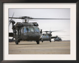 UH-60 Black Hawks Taxis Out for a Mission over Northern Iraq