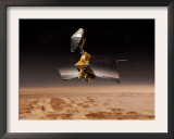 Mars Reconnaissance Orbiter Passes above Planet Mars