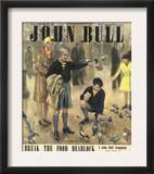 John Bull  Feeding the Pigeons in Trafalgar Square Magazine  UK  1947