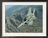 US Air Force F-15E Strike Eagle on a Combat Patrol over Afghanistan