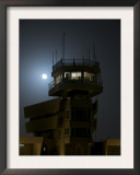 Cob Speicher Control Tower under a Full Moon