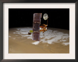 Mars Odyssey Spacecraft Passes above Mars' South Pole