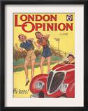 London Opinion  Hitchhiking Glamour Magazine  UK  1930