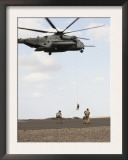 Air Force Pararescuemen Conduct a Combat Insertion and Extraction Exercise in Djibouti  Africa