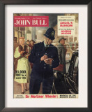 John Bull  Police Giving Parking Tickets Magazine  UK  1956