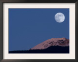 Full Moon at Alpenglow