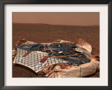 Rover's Landing Site  the Columbia Memorial Station  at Gusev Crater  Mars