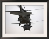 Two UH-60 Black Hawks Underway on a Mission over Northern Iraq